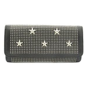 Jimmy Choo Star Studs Leather Zip Wallet